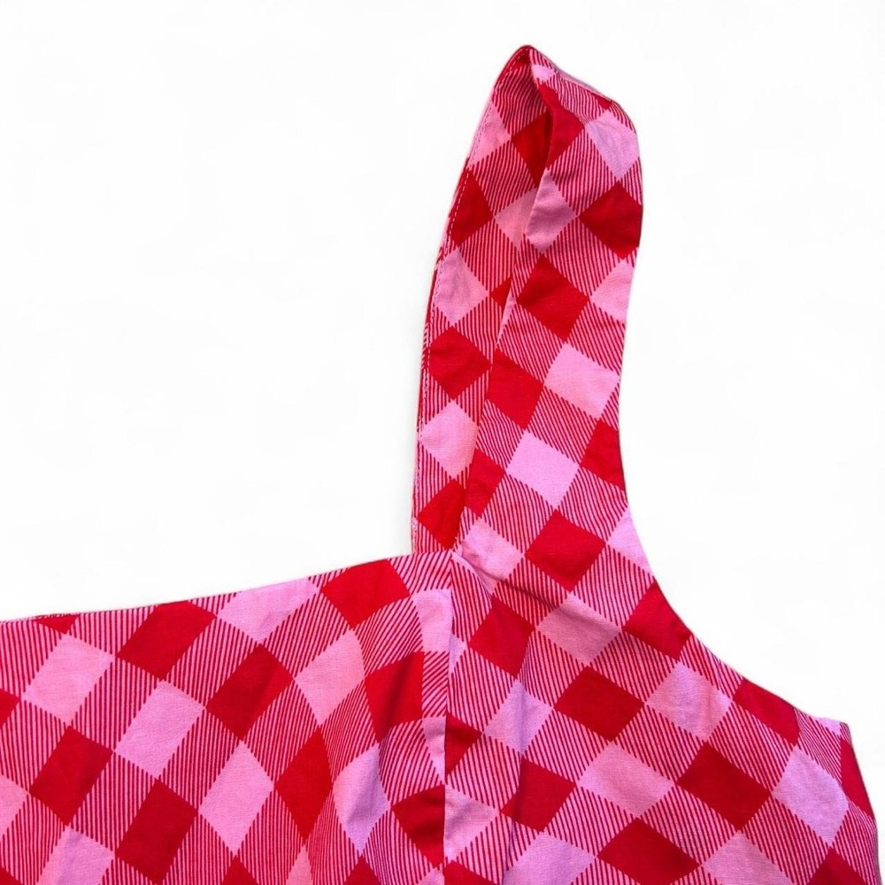 Gingham Crop Top | Size M (8–10) 💗❤️ - Picture 4 of 7